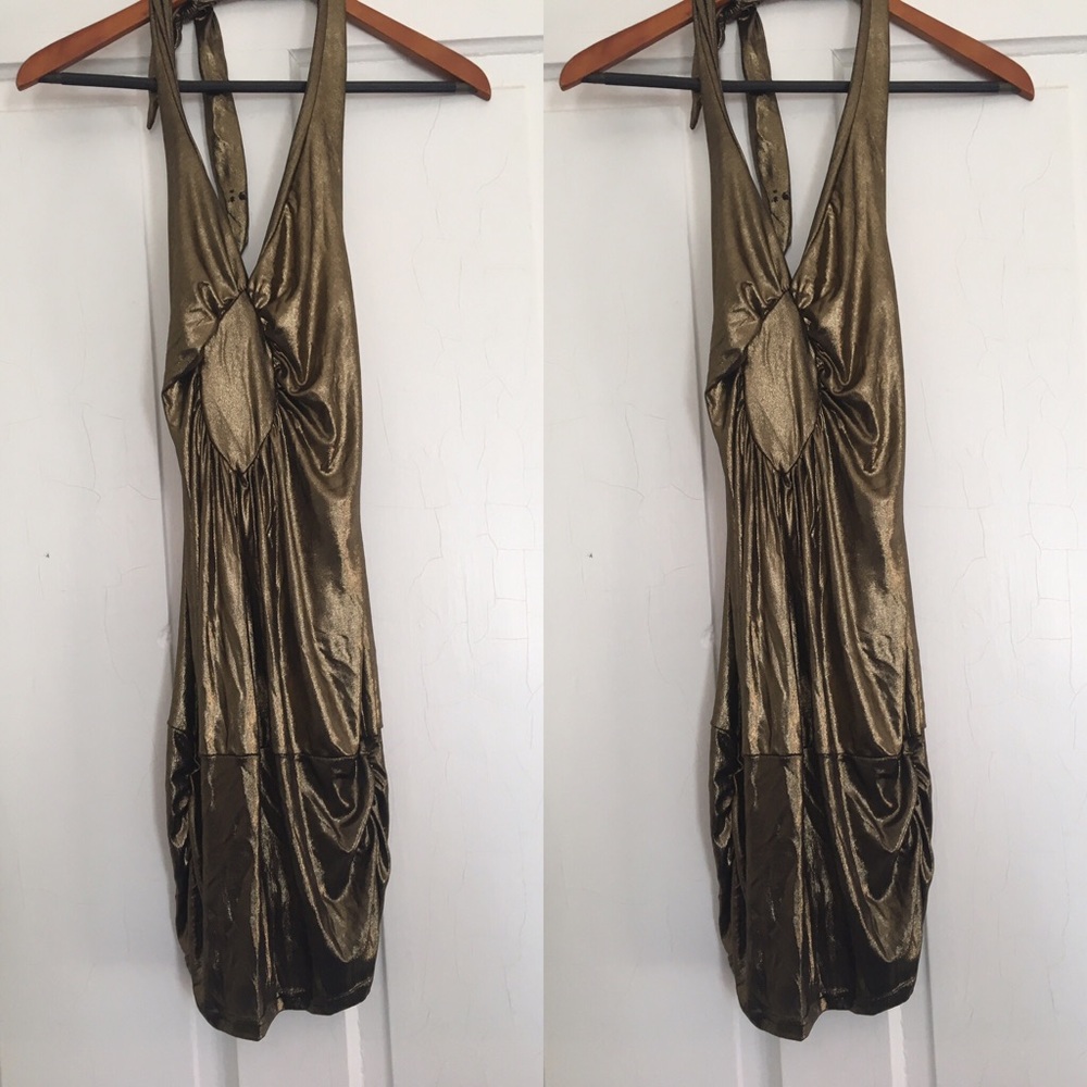 Metallic dress